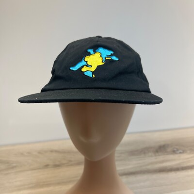 GRIZZLY GRIPTAPE Hat BEAR SNAPBACK Baseball Cap Skate Skating Sk8 OSFM Black