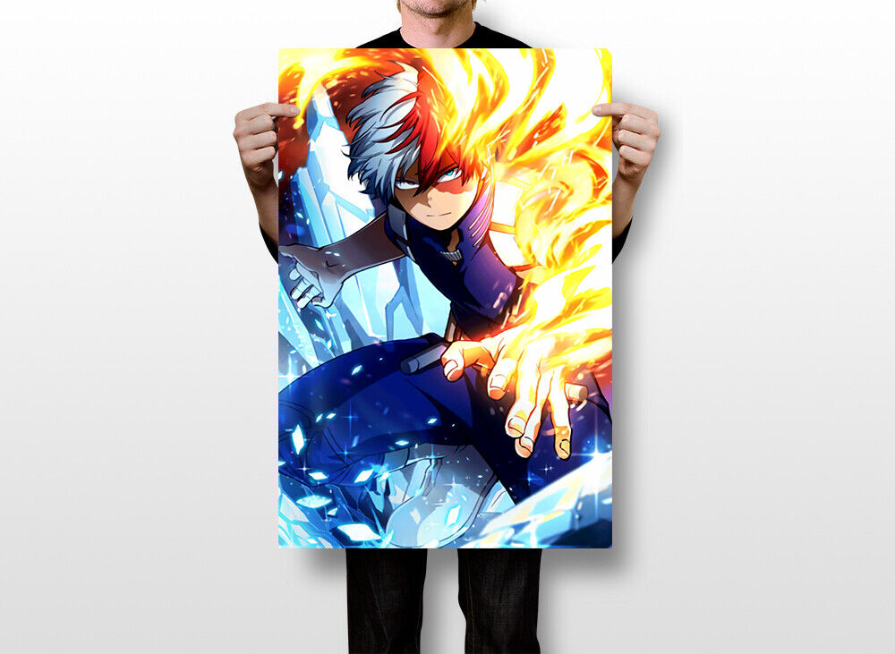 My Hero Academia Anime Hero Shoto Todoroki Matte Finish Poster P-12133  Paper Print - Animation & Cartoons posters in India - Buy art, film,  design, movie, music, nature and educational paintings/wallpapers at