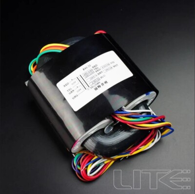 HiFi 100W Copper R-Core Audio Transformer 300-0-300V ,0-6.3V x2,0-15V,0-12V