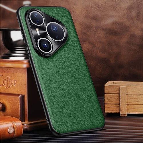 Genuine Leather Litchi Case for Huawei Pura 80 Pro+ 80Pro Shockproof Armor Cover - 第 13/23 張圖片