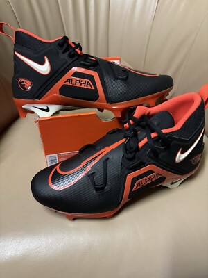 Men\'s Nike Oregon Alpha Menace Pro 3 SMU Football Cleats OREGON NIKE ALPHA MENACE PRO 3 LOW SMU P PROMO TEAM ISSUED  main image 4