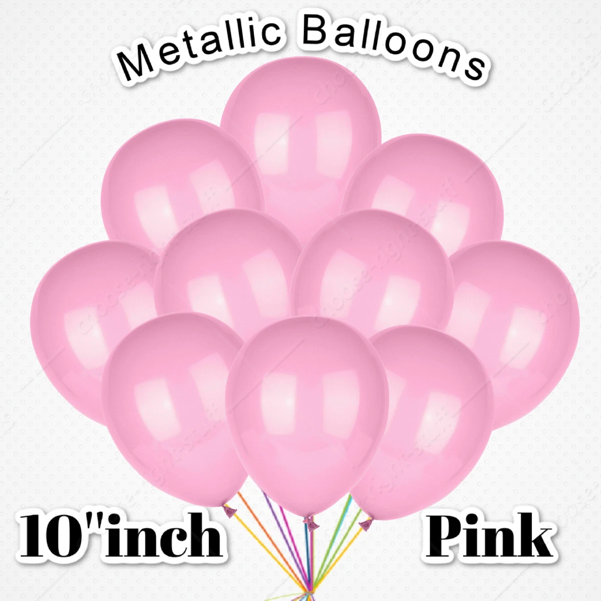 10" Metallic Balloons 10-100 Helium/Air Peralised Sale Latex Balloon Party  Decor | eBay