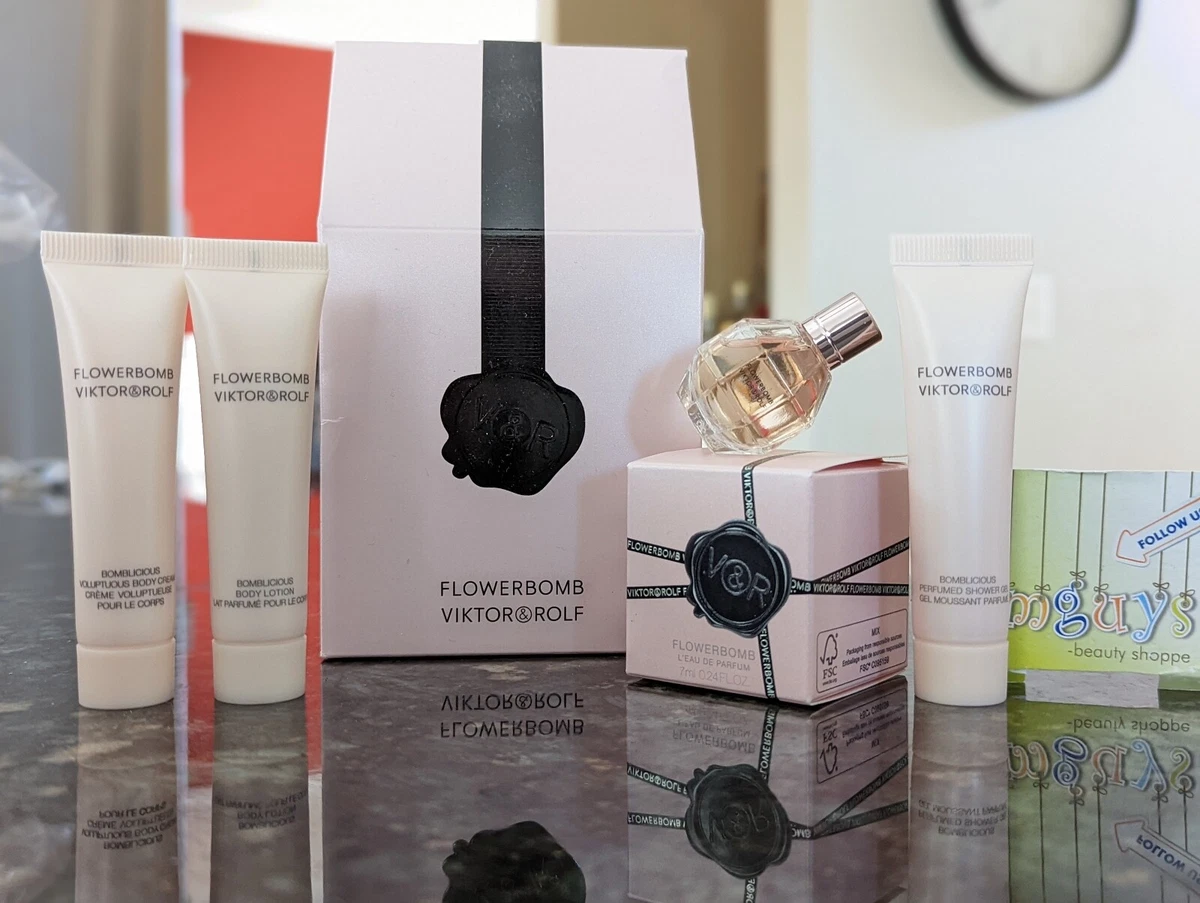 VIKTOR ROLF FLOWERBOMB Mini Travel Gift Set EDP Shower