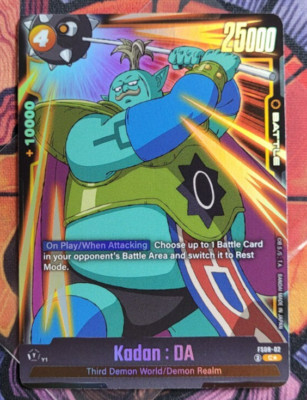 Kadan : DA FS08-02 Bonus Pack Alternate Art Promo Dragon Ball Card ...