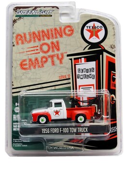 GreenLight Running On Empty 1956 Ford F-100 Tow Truck Texaco Series 12