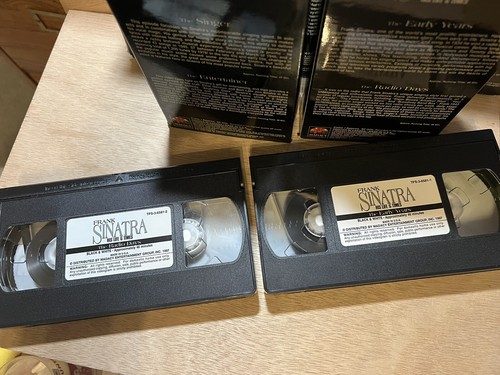 FRANK SINATRA “HIS LIFE AND TIMES” 10 VHS TAPES COLLECTORS EDITION SET Box ship - Picture 5 of 5