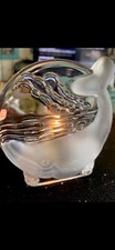 Vintage PartyLite Glass Whale Votive Candle