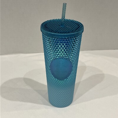 Starbucks Winter 2023 Glacier Blue Ombre GRADIENT Studded Tumbler Cold Cup  24 oz | eBay