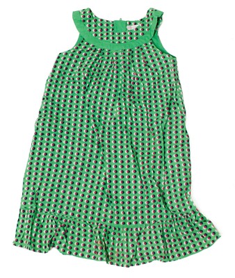 old navy green polka dot dress Fit & Flare Cami Mini Dress