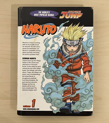 Naruto Volume 1 Hardcover Collector's Edition Rare Limited Manga