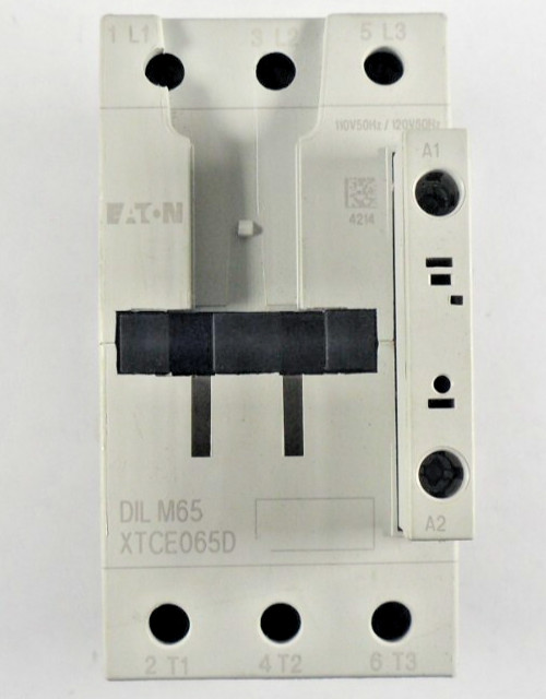 EATON XTCE065D, Motor Control | XT Series, 3-Phase, 3-Pole, 600V, 65A, 120V Coil