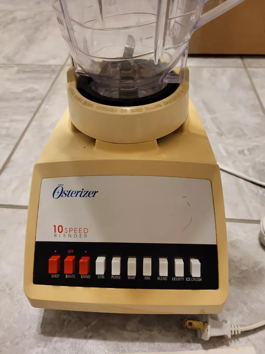 Vintage Osterizer 10 Speed Blender 869 18S Oster All Metal Drive