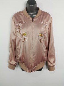 jaqueta bomber rosa feminina