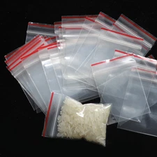 Zipper Bags Grip Seal Self Resealable Mini Grip Poly Plastic Clear Zip lock