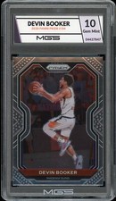 2020 Panini Prizm Devin Booker Prizm #214 MGS GRADED 10 Gem Mint Phoenix Suns