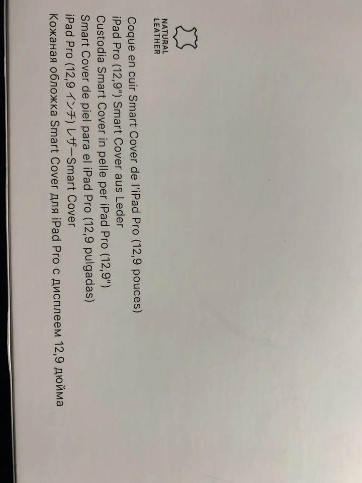 Funda inteligente de cuero Apple para iPad Pro de 10,5? pulgadas - azul medianoche Foto 3 de 4