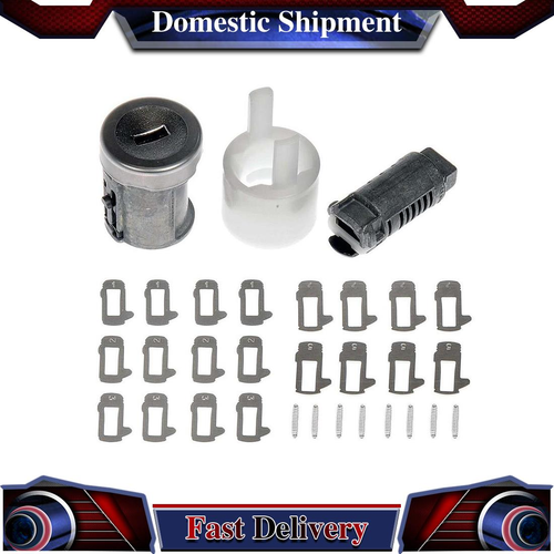 Black Bezel Ignition Lock Cylinder W/ Key For Ford Mercury - Foto 4