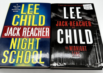 Lee Child A Jack Reacher Novel - The Midnight Line & Night School (1st 1st)