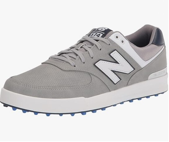 GENUINE NEW BALANCE 574 SIZE 15 D SPIKELESS GRAY WATERPROOF MENS