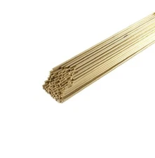 2 lbs Low Fuming Bronze Brazing Rod Bare RBCuZn-C 3/32” X 36" Bare Brazing Rod