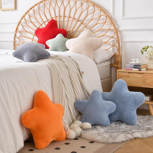 Star Pillow, Decorative Throw Pillows for Bed Couch, 15" Star Shaped Pillow Plus - Picture 7 of 12