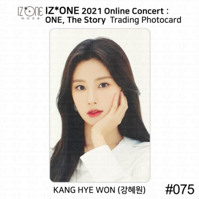 IZ*ONE 2021 One The Story Online Concert Trading card Photocard