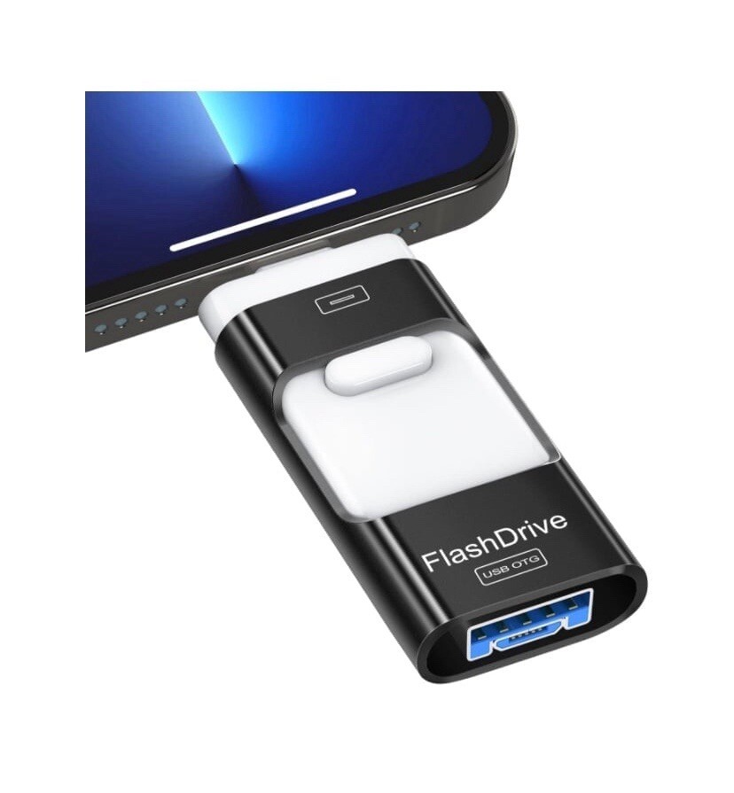 USB Flash Drive 256GB, Photo Stick Memory External Data Storage Thumb Drive-image