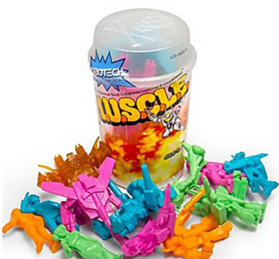Robotech M.U.S.C.L.E. Mini- Figures Wave 1 Trash Can -12 figures - NEW - sealed 