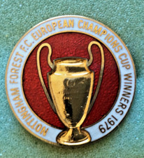 Nottingham Forest Football Club European Champions Cup  Winners 1979 Badge.