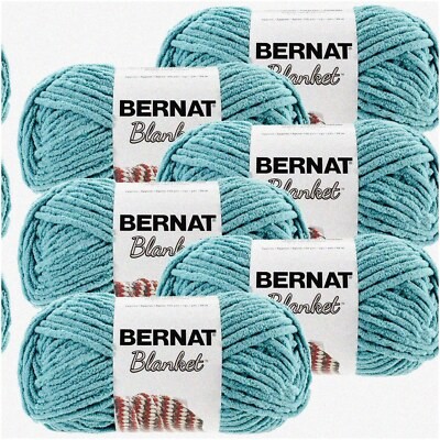 Six Light Teal CozyCloud Yarn Bundles