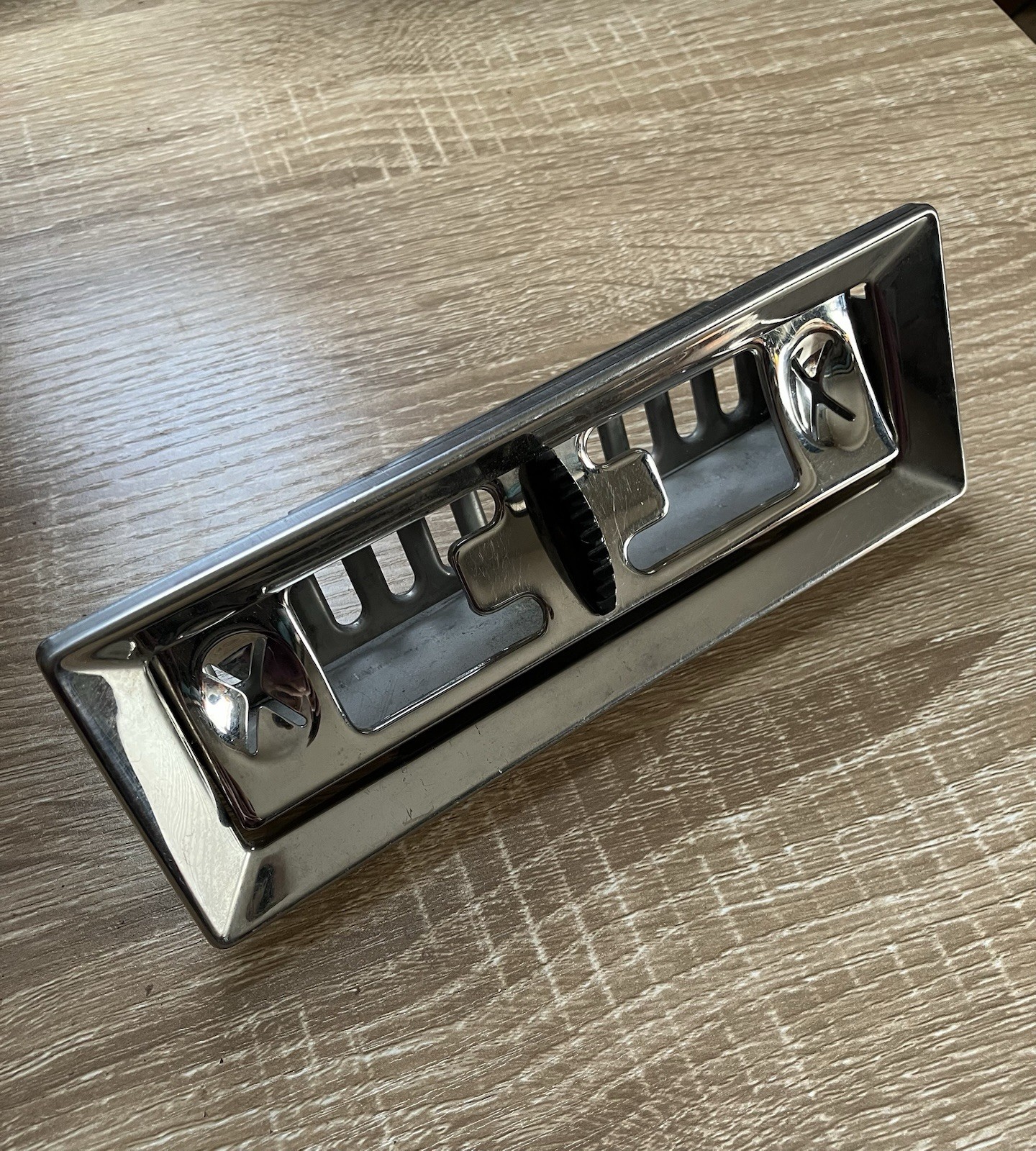 Vintage Rolls Royce Chrome Front Center Console Ashtray