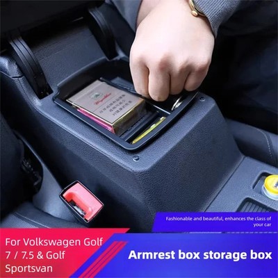 For Volkswagen Golf 7/7.5 2021 Golf 8 Golf Sportsvan Central Armrest Storage Box