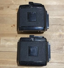 Lot of 2 Mamiya RB67 Film Backs One 120 and One 220 See Photos Sold AS IS