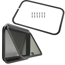 RV Exit Window 22" x 15"Camper Emergency Push out Windows Replacement 1-1/2"Wall