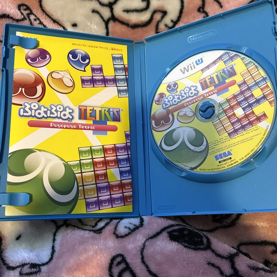 Puyo Puyo Tetris Nintendo Wii U SEGA Puzzle Game Japan Import US SELLER - Image 3 of 3