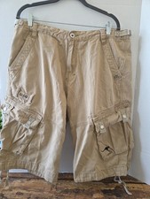 Men's Coogi Shorts. Logo On All The Buttons. Kangaroo, Size 36 CG69 Khaki Color