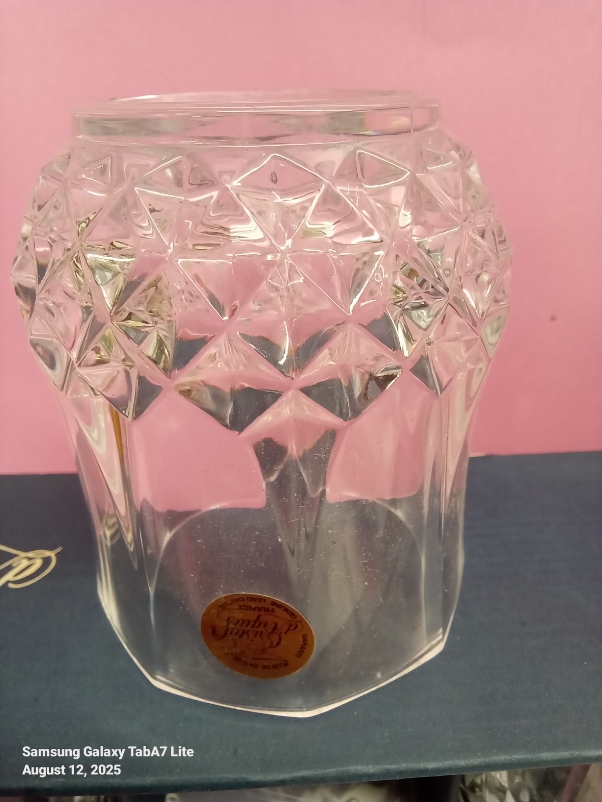 Longchamp Cristal D'Arques Vintage Double Old Fashioned 10 oz Set of 4 New