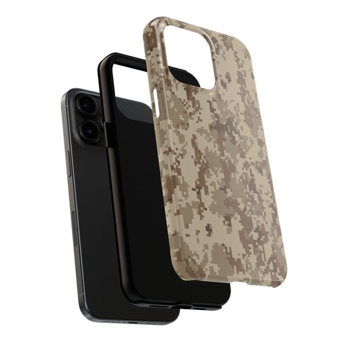 Digital Camo Desert, robuste Camouflage iPhone Hüllen, robuster Handyschutz. - Bild 13 von 31