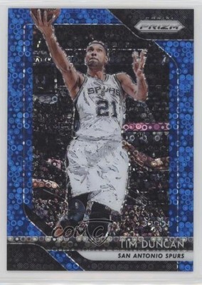2018-19 Panini Prizm Fast Break Blue Prizm 5/175 Tim Duncan #225 HOF us4