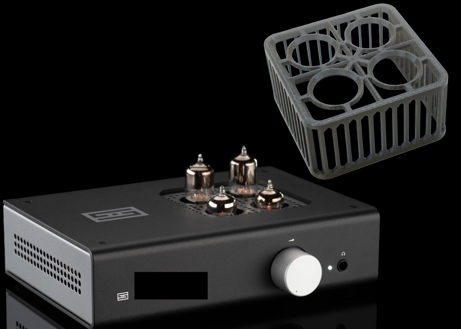 Vacuum Tube Valve Cover Protection for Schiit Valhalla 2 Headphone Amp