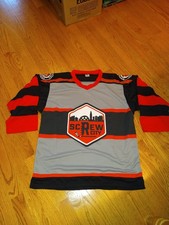 Boys XL Rockford Ice Hogs Screw City Hockey Jersey Youth Xlarge