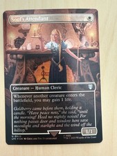 Soul's Attendant (Borderless) #520 (Foil) (NM) Lord of the Rings LTC Magic MTG
