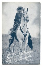Vintage Arcade Exhibit Card of The Lone Ranger MBS - XL4E