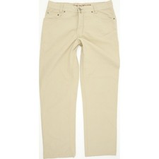 Joker Harlem Walker  Herren Beige Straight Regular  Trousers W34 L32 (69254)