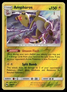 Ampharos 78/214 Lost Thunder Reverse Holo Rare