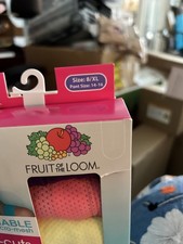 6PK Fruit of the Loom Womens HI-CUTS Briefs Underwear Micro-Mesh Size 8 xl