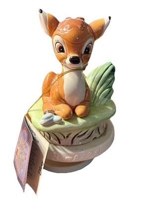 Schmid Music Box Bambi Walt Disney Productions  Talk To The Animals  6  H
