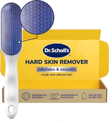 DR. SCHOLL'S WORK Dr. Scholl’s Nano Glass Foot File - Immediately Removes Hard Skin on Wet or...