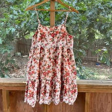 American Eagle Women's Colorful Floral Sleevless Mini Dress Size M