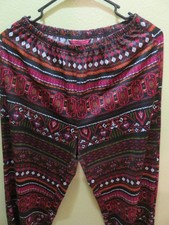 Sunny Leigh Pull On Stretch Polyester Pants Size S